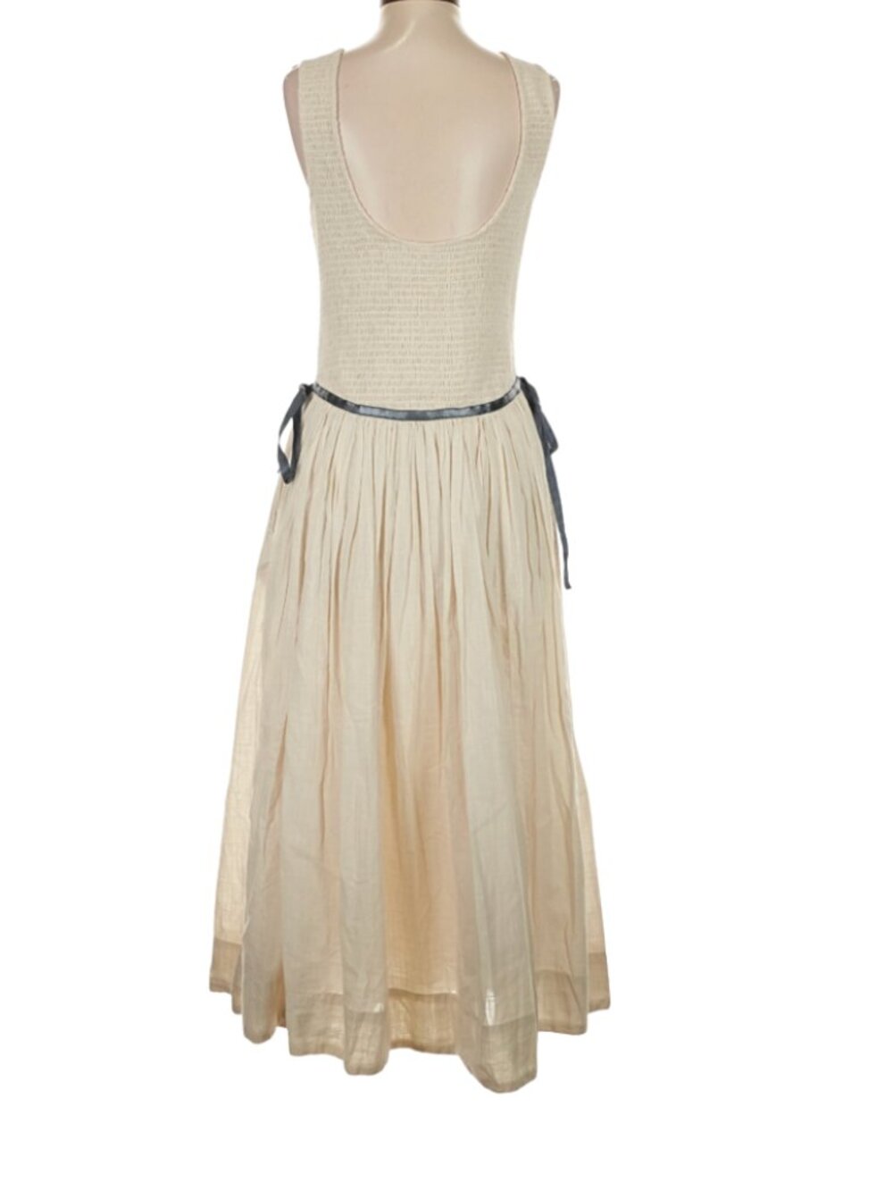 Free People Nightingale Solid Midi Dress – Tea Navy Combo – Small - Picture 10 of 12